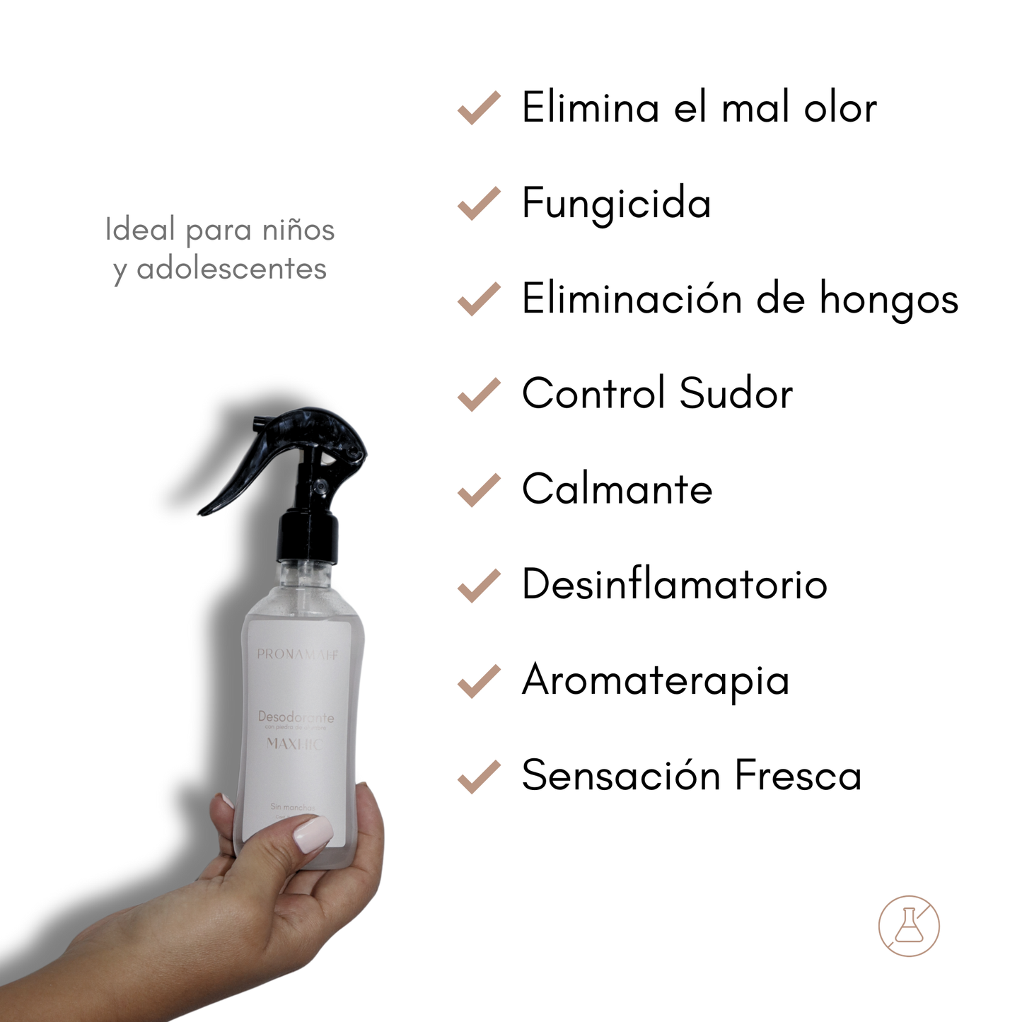 DESODORANTE 12HRS. DE PROTECCIÓN - MAXHIC -