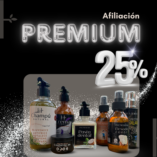 Afiliación PREMIUM 25%