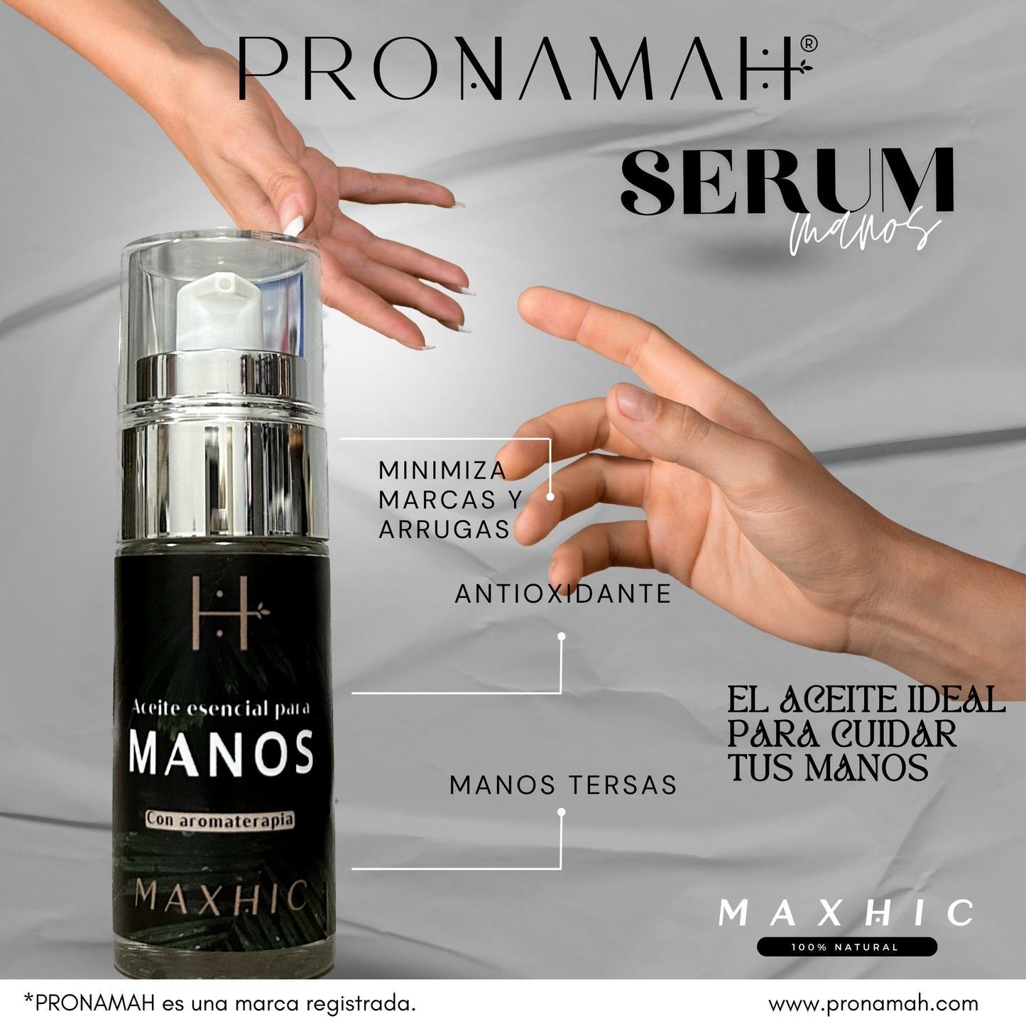 Kit manos - CUIDADO COMPLETO - MAXHIC -
