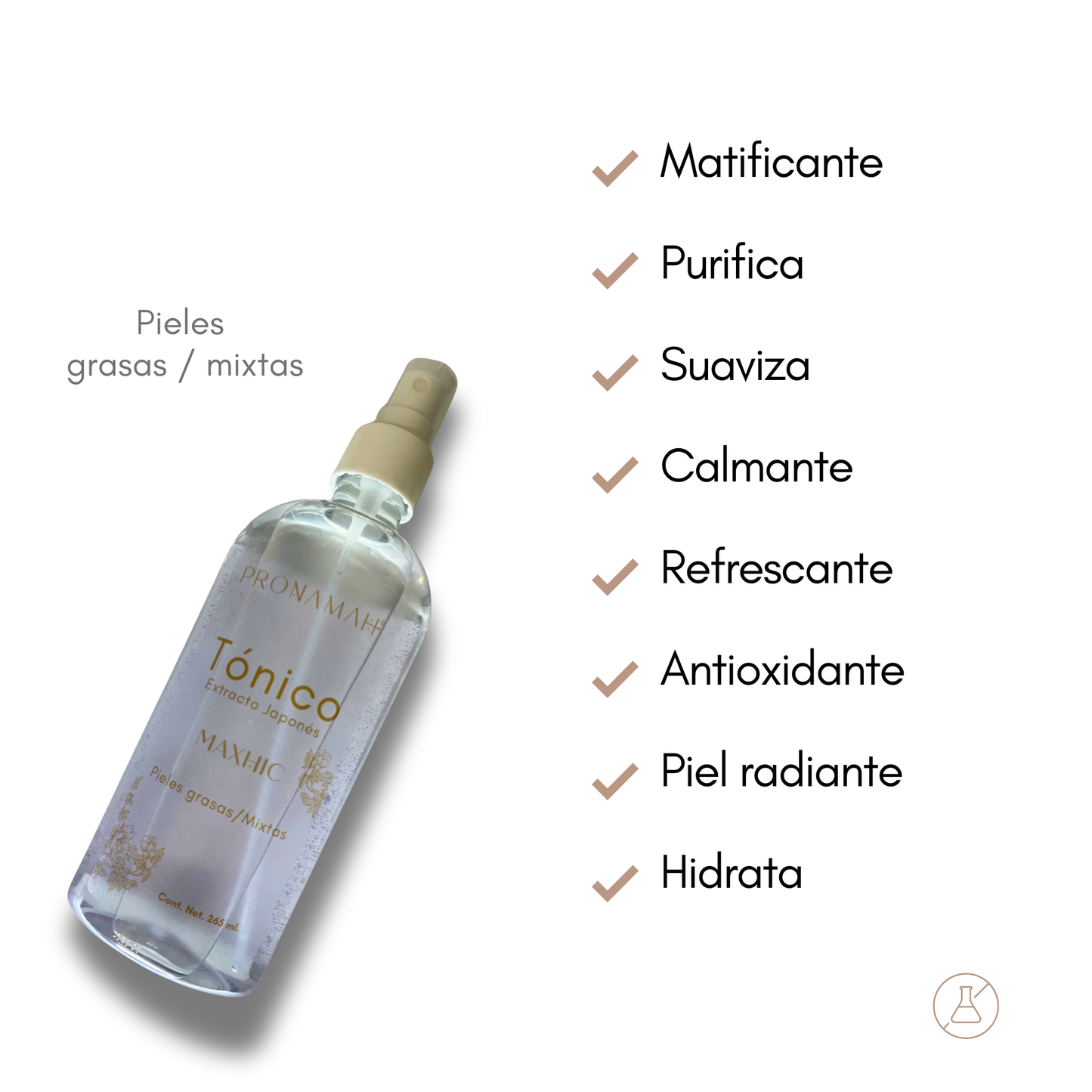 Tónico Japonés - Pieles mixtas/grasas - MAXHIC