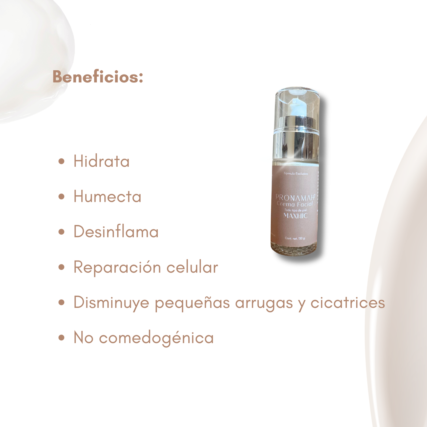 CREMA ROSTRO Y CUELLO. Día y noche (Todo tipo de piel). -MAXHIC-