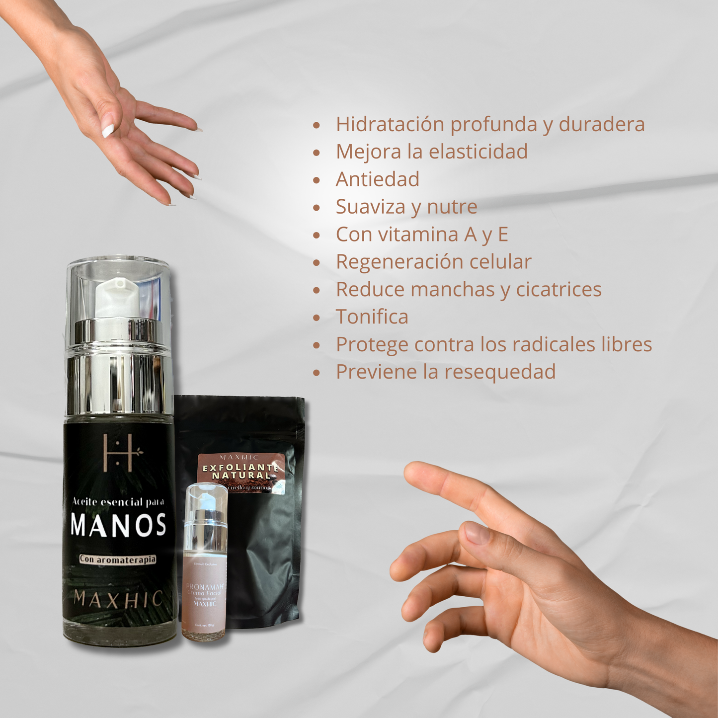 KIT PARA MANOS - Básico - MAXHIC -