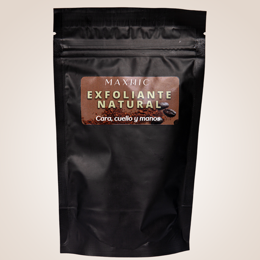 EXFOLIANTE  REAFIRMANTE. ROSTRO Y CUELLO DE CAFÉ Y CACAO. (Artesanal) - MAXHIC -